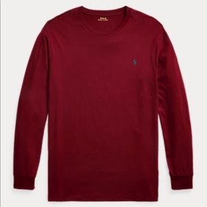 Men’s XXL Ralph Lauren Polo cotton jersey , classic wine color, crew neck, NWT.